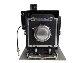 Burke & James 4x5 Press Camera with Case Etc