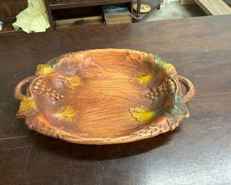 Resin/Faux Wood Serving Tray
