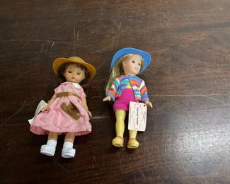 McDonalds Madam Alexander Dolls - 100th Anniversary Teddy Bear Doll & Hannah Pepper