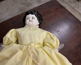 Bisque Porcelain Doll