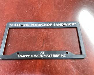 Mayberry NC License Plate Holder