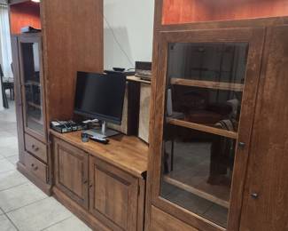 Wall unit/ entertainment storage