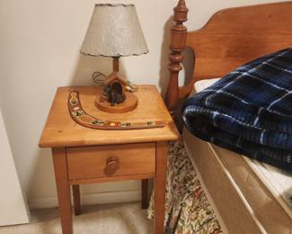 pine nightstand