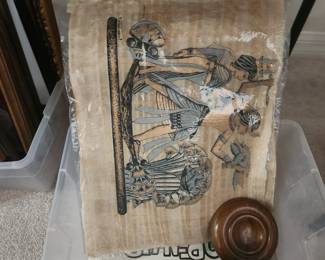 Ephemera, papyrus