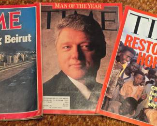 1980s-1990s TIME magazines