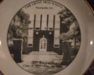 Fair Grove High School 50th Reunion plate