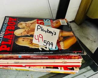 Playboy magazines 