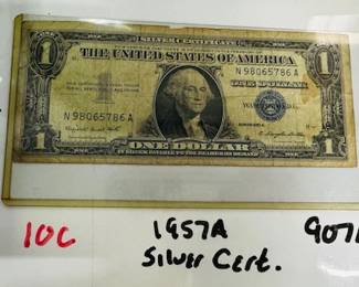 1857A Silver Cert. 