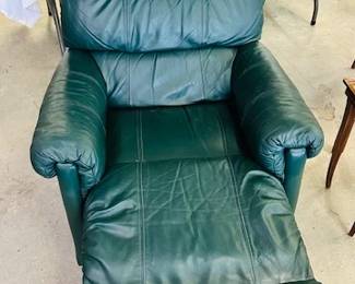 Green Leather Chair 