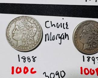 Morgan choice 1888 1893