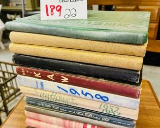 Vintage yearbooks 