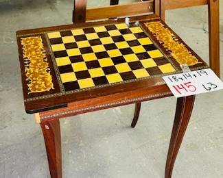 Antique Chess Table 