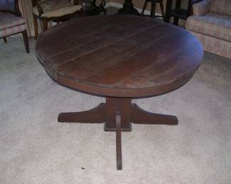 Antique Round Dining Table
