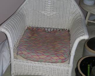 Vintage Wicker Rocker