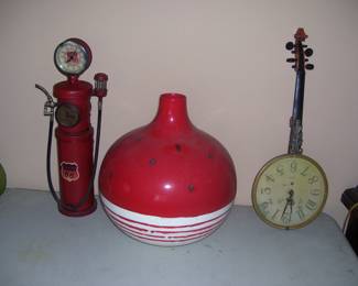 Mid Century Vase and Collectibles