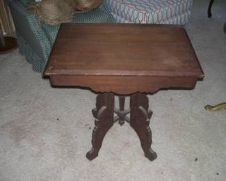 Antique Table with Eastlake Design Legs
