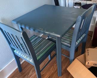 Solid wood painted Dinette Set