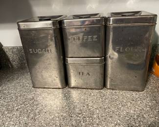 Vintage 1950’s Cannister Set
