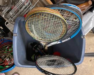 Tennis and Badminton rackets