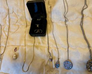 Gold, silver and pewter jewelry 