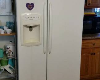 Maytag side-by-side refrigerator freezer