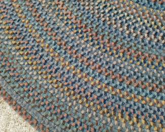 A close look at the braided rug
