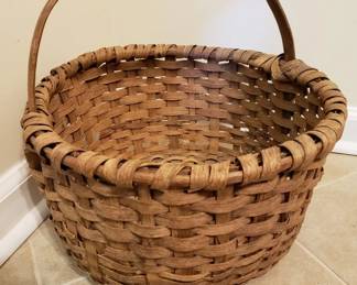 Vintage handmade basket