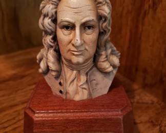 Handel bust music box