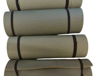 Four Green Foam Mats