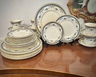 Minton “Grasmere Blue” china set