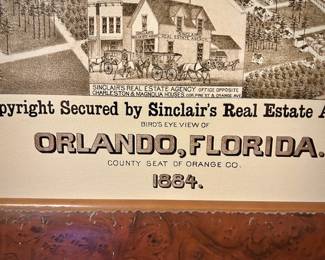 Vintage Orlando map