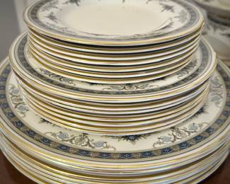 Minton “Grasmere Blue” china set