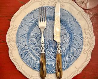 Vintage Vietri Aladdin tortoiseshell flatware