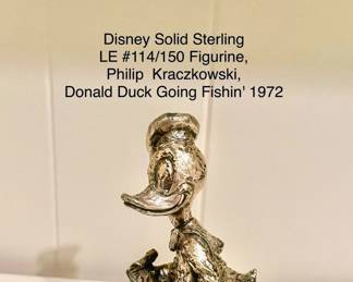 Disney Sterling Donald Duck