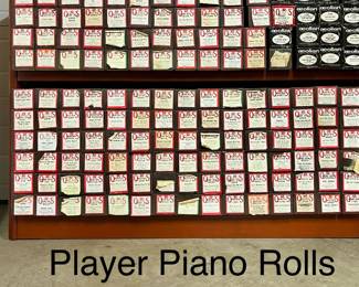 Many QRS Player Piano Rolls