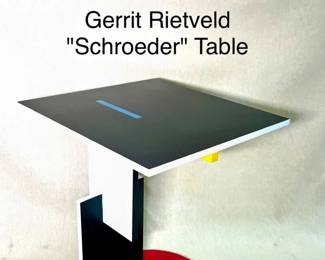 Gerrit Rietveld Shroeder Table