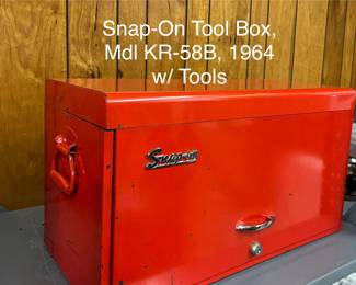 Vint. Snap-On KR-58B Tool Chest w/ Tools