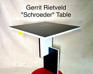 Gerrit Rietveld Table
