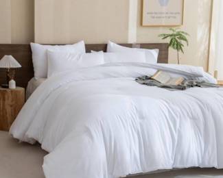 Paxrac Classic Pure White Comforter King Size