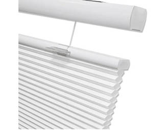 Keego Light Filtering Top Down Bottom Up Cordless Window Shades, White