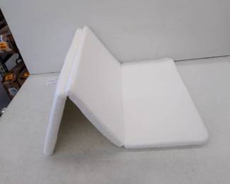 Criblike Universal Tri Fold Memory Foam Mattress, 38x26 Inch, White