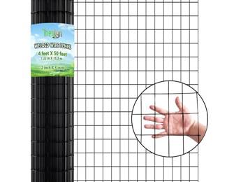 Thealyn Garden Wire Mesh Fence 4ft x 50ft Mesh Size 2-Inch x 3-Inch Welded Wire Fencing Chicken Coop Wire