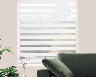 Jiangpin Textile Window Blinds, White
