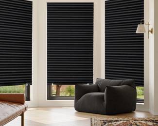MYshade 6 Pack Temporary Blackout Paper Shades for Windows (Black, 36 W x 72 Inches H)