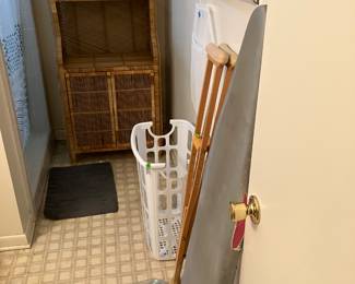 Wicker Shelf and Storage