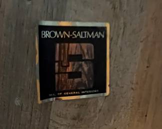 Mid century Brown Saltman coffee table 