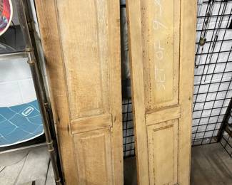 Pr 18th C Pine Shutters or Cabinet Doors $165 pr.