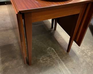 Antique Mahogany Flip Side Dining Table $350