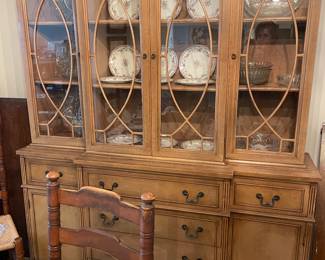 Large china cabinet