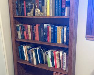 Solid oak bookcase